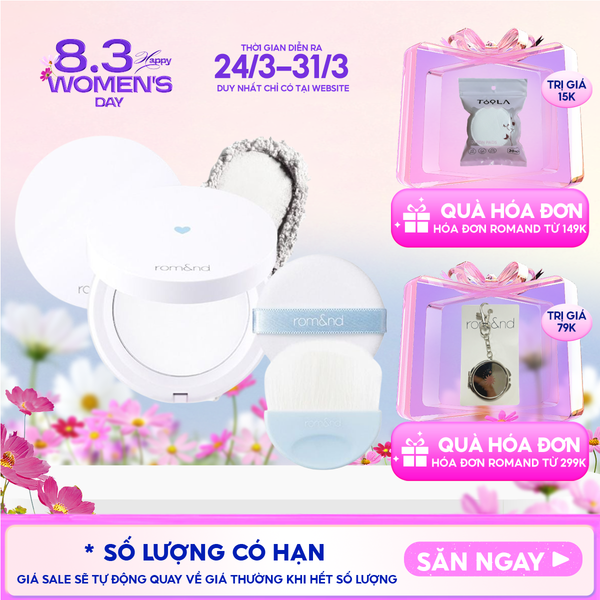  Phấn Phủ Dạng Nén Che Phủ Hoàn Hảo Cho Làn Da Mịn Mượt Romand Better Than Finish 12g 