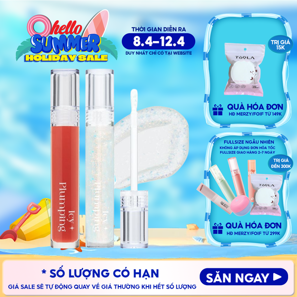  Son Bóng Cho Môi Căng Mọng Merzy Icy Plumping Lip Gloss 4.5g 