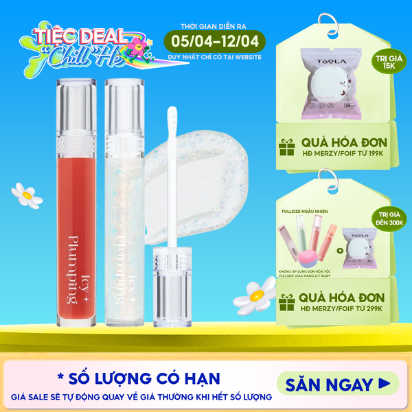  Son Bóng Cho Môi Căng Mọng Merzy Icy Plumping Lip Gloss 4.5g 