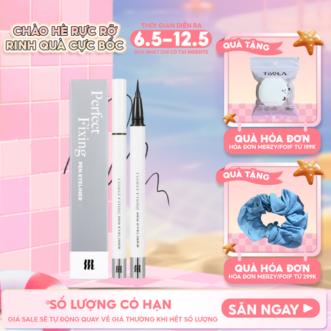 Bút Kẻ Mắt Nước Merzy Chống Trôi The First Pen Eyeliner 0.5g