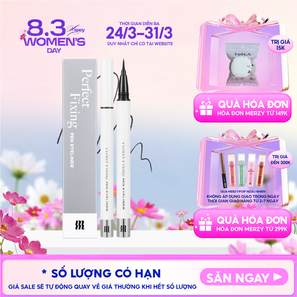  Bút Kẻ Mắt Nước Merzy Chống Trôi The First Pen Eyeliner 0.5g 