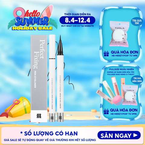 Bút Kẻ Mắt Nước Merzy Chống Trôi The First Pen Eyeliner 0.5g