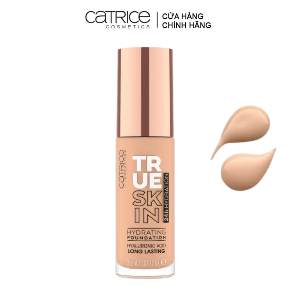 Kem Nền Cấp Ẩm 24H Catrice True Skin Hydrating Foundation