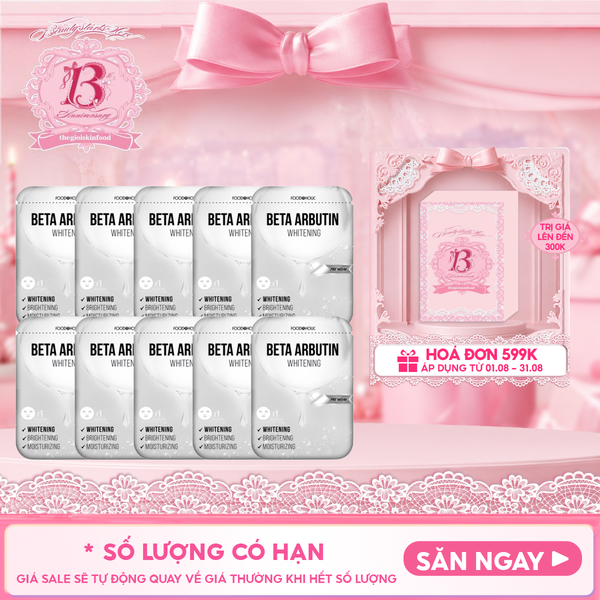  Combo 10 Miếng Mặt Nạ Foodaholic Hỗ Trợ Dưỡng Trắng, Dưỡng Ẩm, Hạn Chế Lão Hóa Mask 23ml 
