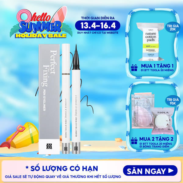  Bút Kẻ Mắt Nước Merzy Chống Trôi The First Pen Eyeliner 0.5g 