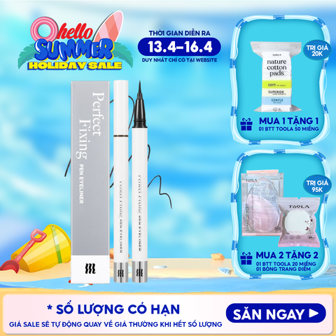 Bút Kẻ Mắt Nước Merzy Chống Trôi The First Pen Eyeliner 0.5g