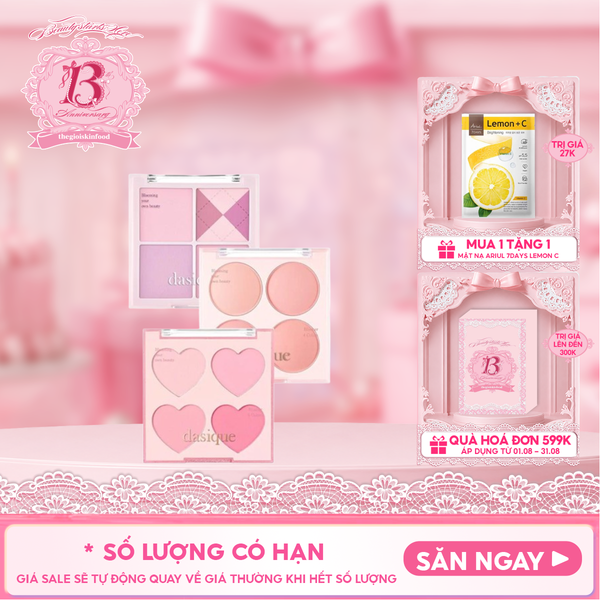  Bảng Má Hồng Dasique 4 Ô Blending Mood Cheek 