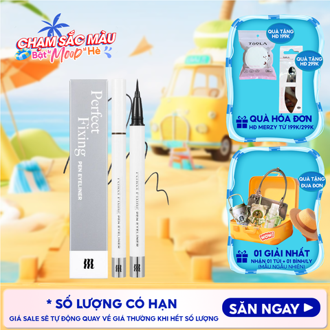 Bút Kẻ Mắt Nước Merzy Chống Trôi The First Pen Eyeliner 0.5g