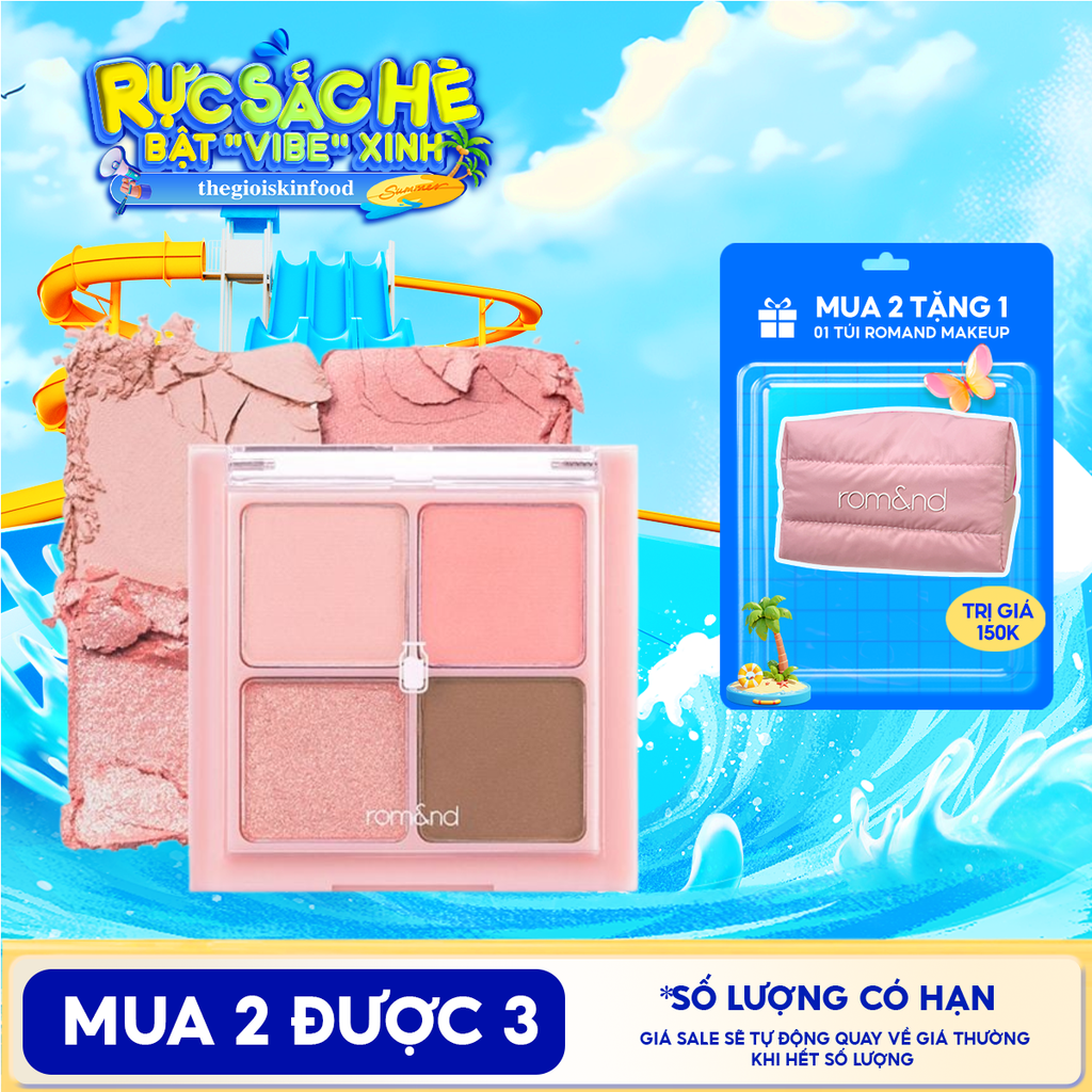 Bảng Phấn Mắt 4 Ô Romand Xinh Xắn, Ngọt Ngào Better Than Eyes - Milk Series