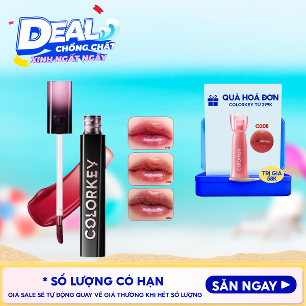  Son Tint Gương Bóng Colorkey Bền Màu, Căng Bóng Airy Lip Mirror Series 2.5g 