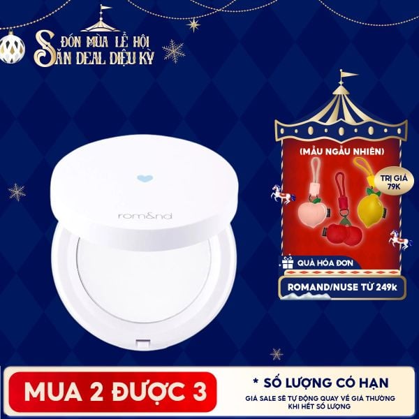  Phấn Phủ Dạng Nén Che Phủ Hoàn Hảo Cho Làn Da Mịn Mượt Romand Better Than Finish 12g 