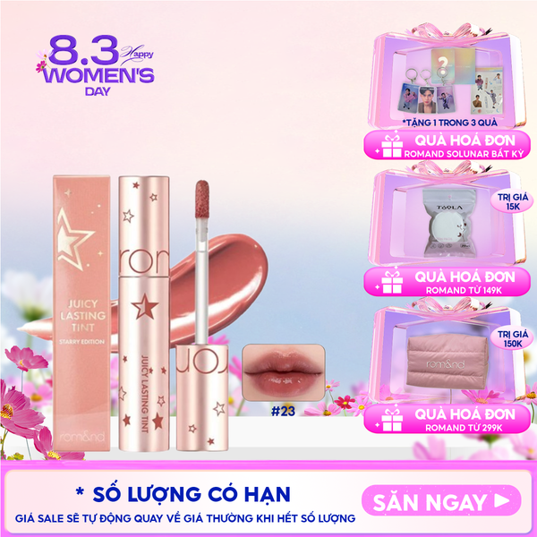  [Juicy Lasting Tint Starry Edition - Màu 23] Son Tint Lì Romand Juicy Lasting Tint Starry Edition 5.5g 