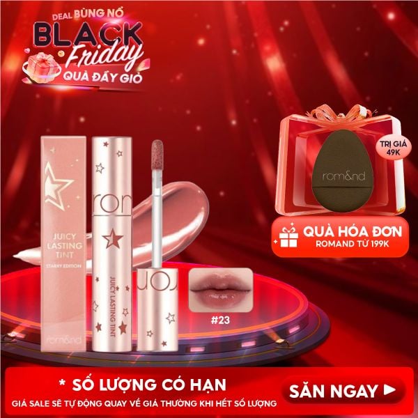  [Juicy Lasting Tint Starry Edition - Màu 23] Son Tint Lì Romand Juicy Lasting Tint Starry Edition 5.5g 