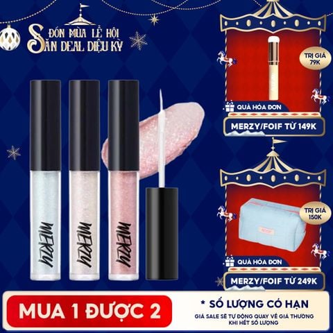  Gel Nhũ Mắt Merzy Xinh Lung Linh Windy Pop Eye Glitter 1.9g 