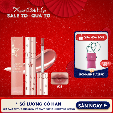 [Juicy Lasting Tint Starry Edition - Màu 23] Son Tint Lì Romand Juicy Lasting Tint Starry Edition 5.5g