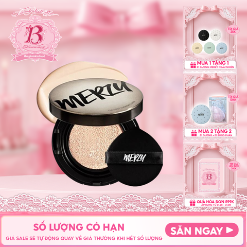 Phấn Nước Merzy Che Phủ Cao, Lâu Trôi The First Cushion Cover SPF50+/PA+++ 13g