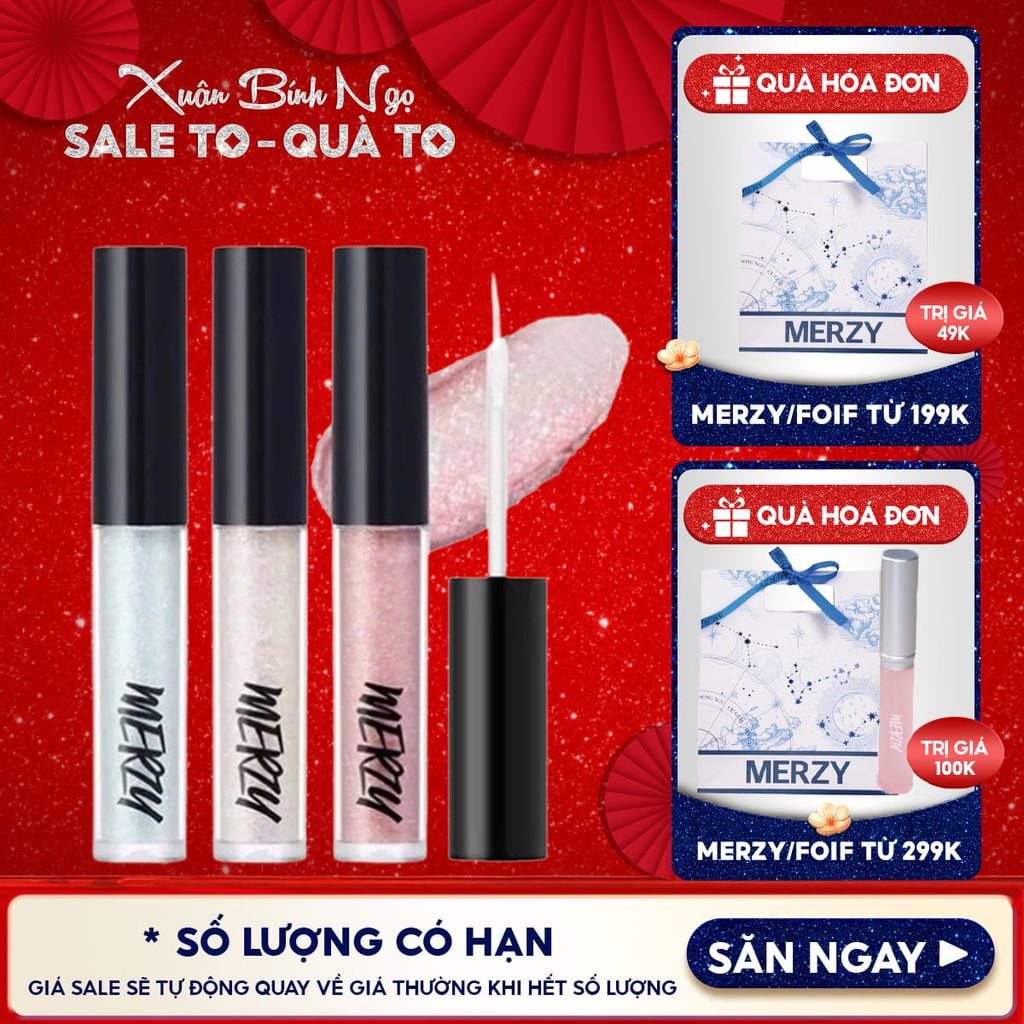 Gel Nhũ Mắt Merzy Xinh Lung Linh Windy Pop Eye Glitter 1.9g
