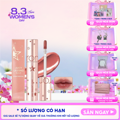 [Juicy Lasting Tint Starry Edition - Màu 23] Son Tint Lì Romand Juicy Lasting Tint Starry Edition 5.5g