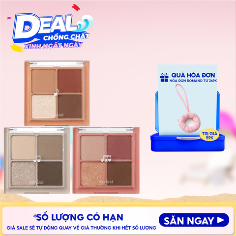 Bảng Phấn Mắt 4 Ô Romand Better Than Eyes - Music Series 7g