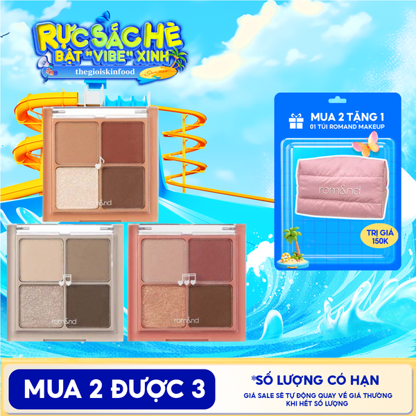  Bảng Phấn Mắt 4 Ô Romand Better Than Eyes - Music Series 7g 