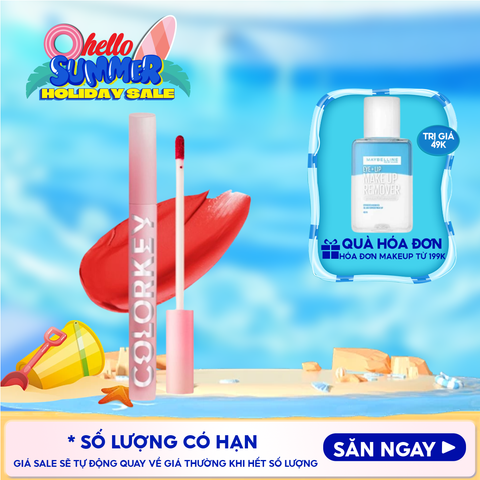 Son Kem Lì Colorkey Mịn Mượt Lâu Trôi Airy Velvet Lip Lacquer