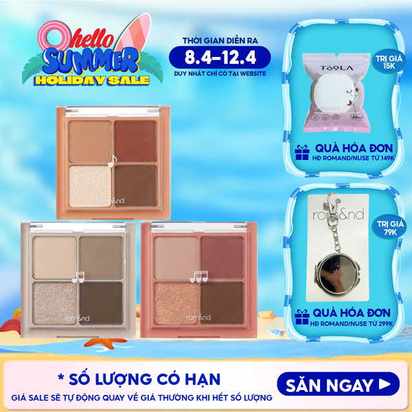  Bảng Phấn Mắt 4 Ô Romand Better Than Eyes - Music Series 7g 