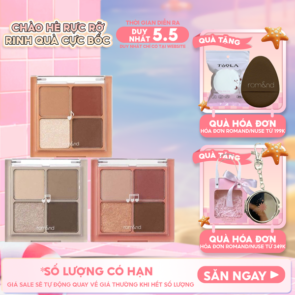  Bảng Phấn Mắt 4 Ô Romand Better Than Eyes - Music Series 7g 