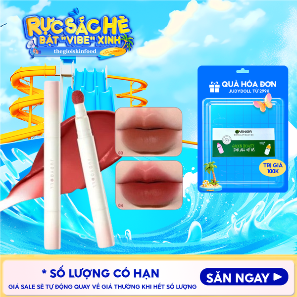  Son Kem Lì Judydoll Đầu Bông Dặm Matte Lip Cream 1.8g 