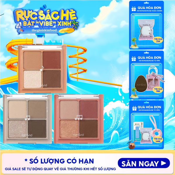  Bảng Phấn Mắt 4 Ô Romand Better Than Eyes - Music Series 7g 