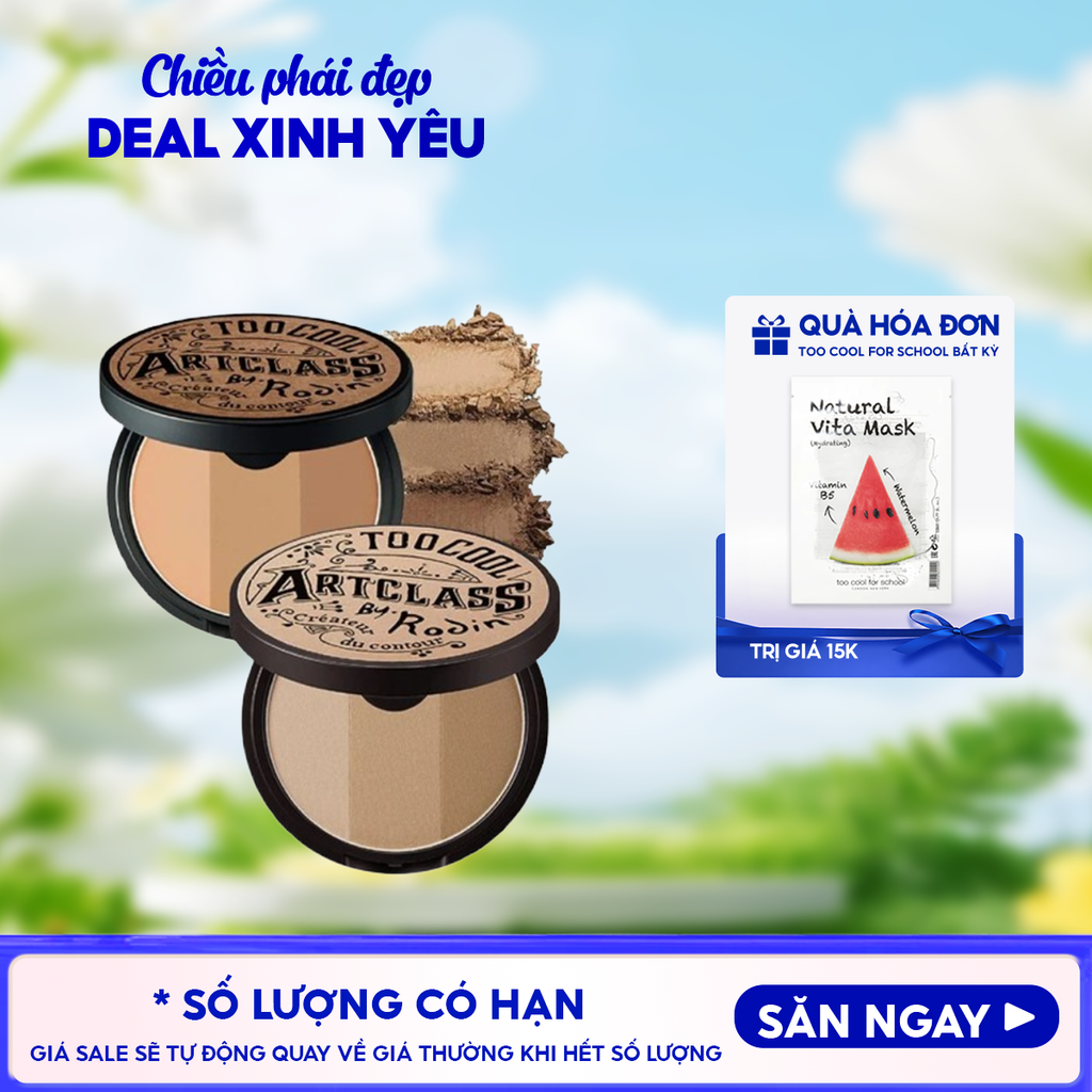 Phấn Tạo Khối 3 Màu Too Cool For School Art Class By Rodin Shading 9.5g