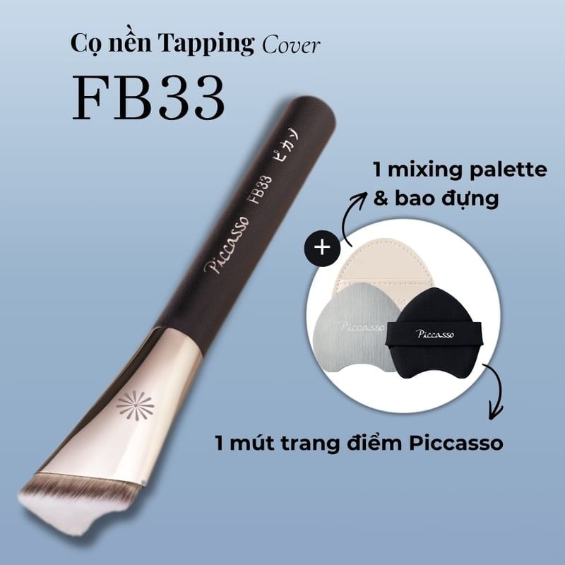 Set Cọ Nền Piccasso #FB33 Tapping Cover Foundation Brush Set