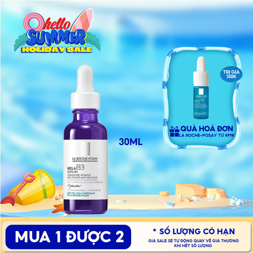 Serum La Roche-Posay Hỗ Trợ Dưỡng Sáng, Giảm Thâm Nám La Roche-Posay Mela B3 Serum 30ml