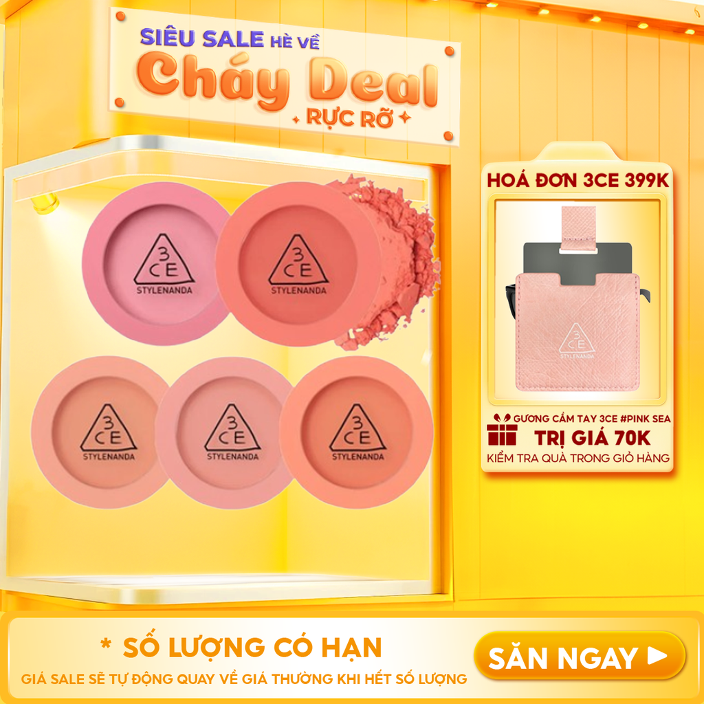 Phấn Má Hồng 3CE Mịn Lì Siêu Xinh Face Blush 5.5g