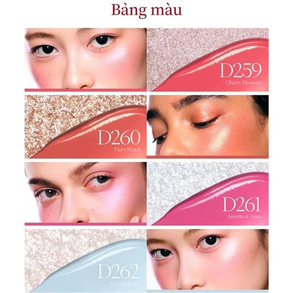  Má Hồng Kem, Bắt Sáng Joocyee Cream Blush And Highlighting 7g 