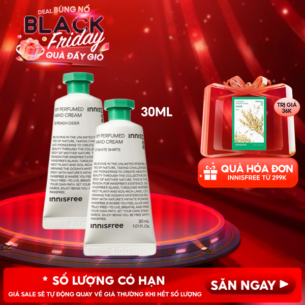  Kem Dưỡng Da Tay Hương Nước Hoa Innisfree My Perfume Hand Cream 30ml 