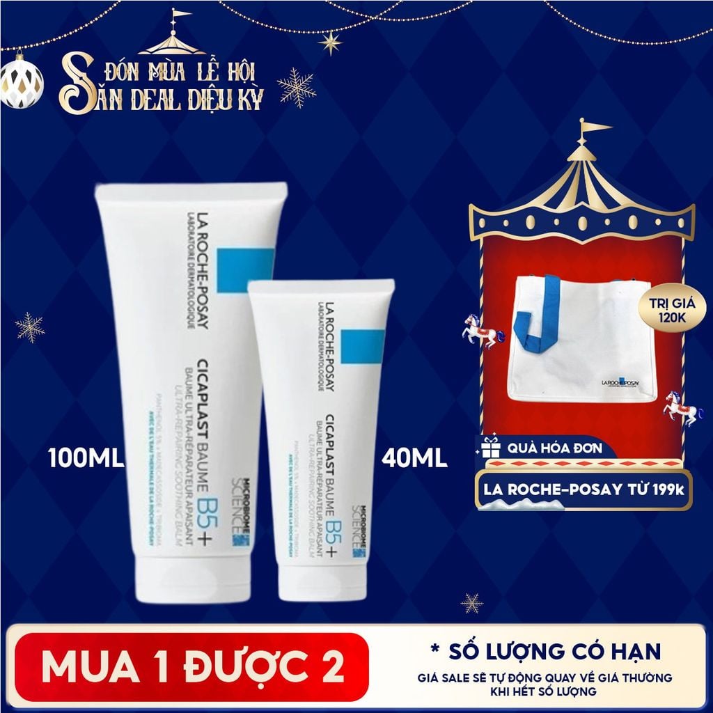 Kem Dưỡng La Roche-Posay Làm Dịu, Hỗ Trợ Phục Hồi Da, Đa Công Dụng Laboratoire Dermatologique Cicaplast Baume B5+