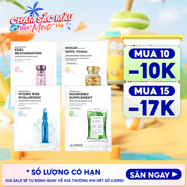  Mặt Nạ Cấp Ẩm, Hỗ Trợ Dưỡng Sáng Wonjin Effect Concentrated Essence Mask 