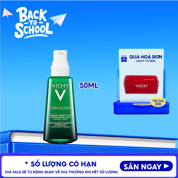  Kem Dưỡng Cải Thiện Mụn Vichy Normaderm Phytosolution Double-Correction Daily Care 50ml 
