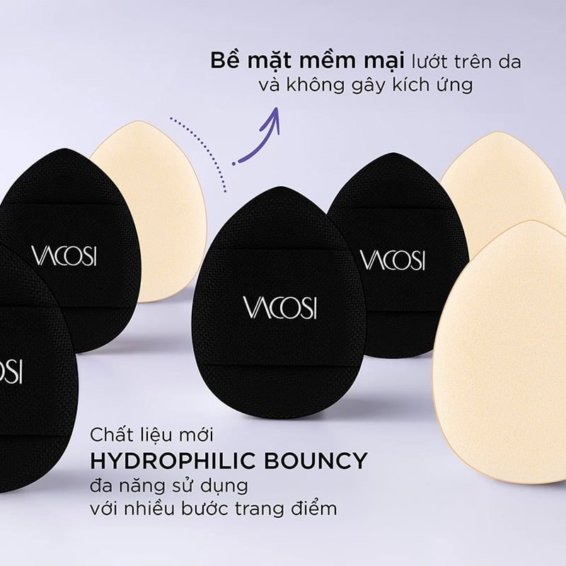 Bông Mút Cushion Xỏ Ngón Mini Vacosi Top Finger Cushion