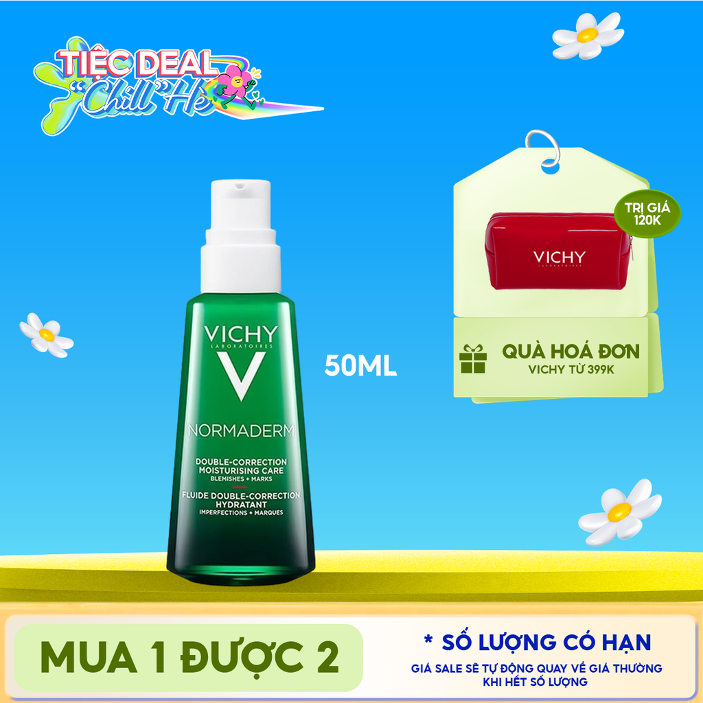 Kem Dưỡng Cải Thiện Mụn Vichy Normaderm Phytosolution Double-Correction Daily Care 50ml