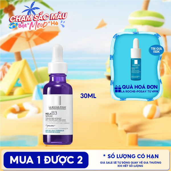  Serum La Roche-Posay Hỗ Trợ Dưỡng Sáng, Giảm Thâm Nám La Roche-Posay Mela B3 Serum 30ml 