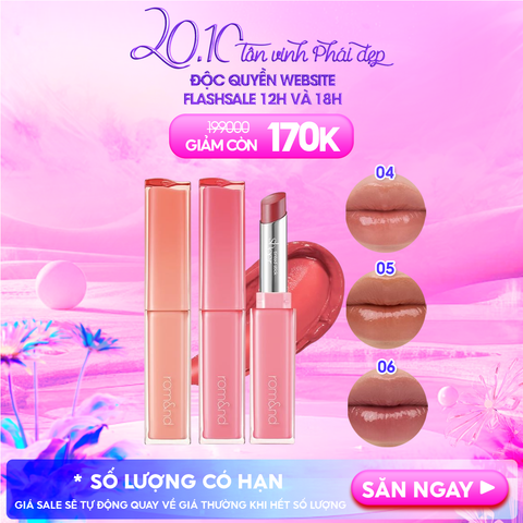Son Thỏi Bóng Căng Mọng, Mềm Môi Romand Sheer Tinted Stick 2g