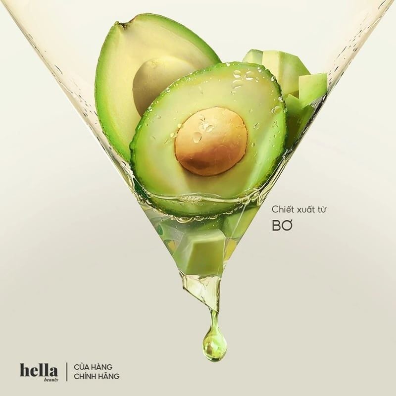 Mặt Nạ Bơ Hella Beauty Dưỡng Ẩm Cho Da Mịn Màng Avocado Face Mask 50g