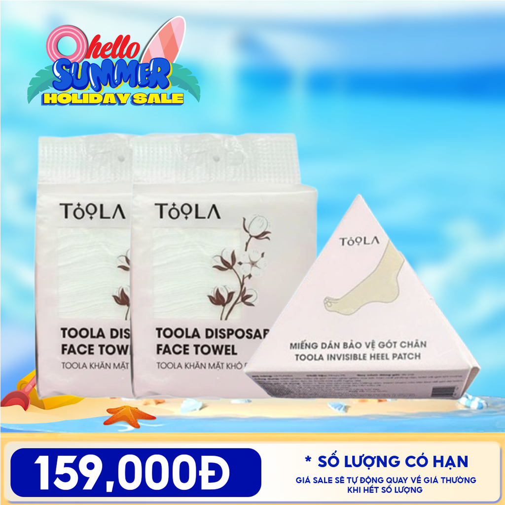 Combo Khăn Mặt Khô Đa Năng Cao Cấp, Mềm Mịn TOOLA Disposable Face Towel