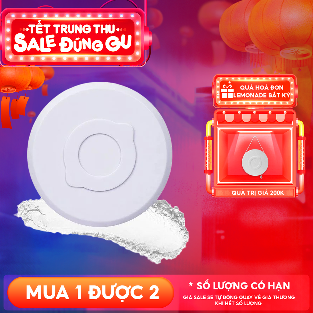 Phấn Phủ Lemonade Mỏng Nhẹ Kiềm Dầu, Thuần Chay Supermatte No Makeup Loose Powder 9g
