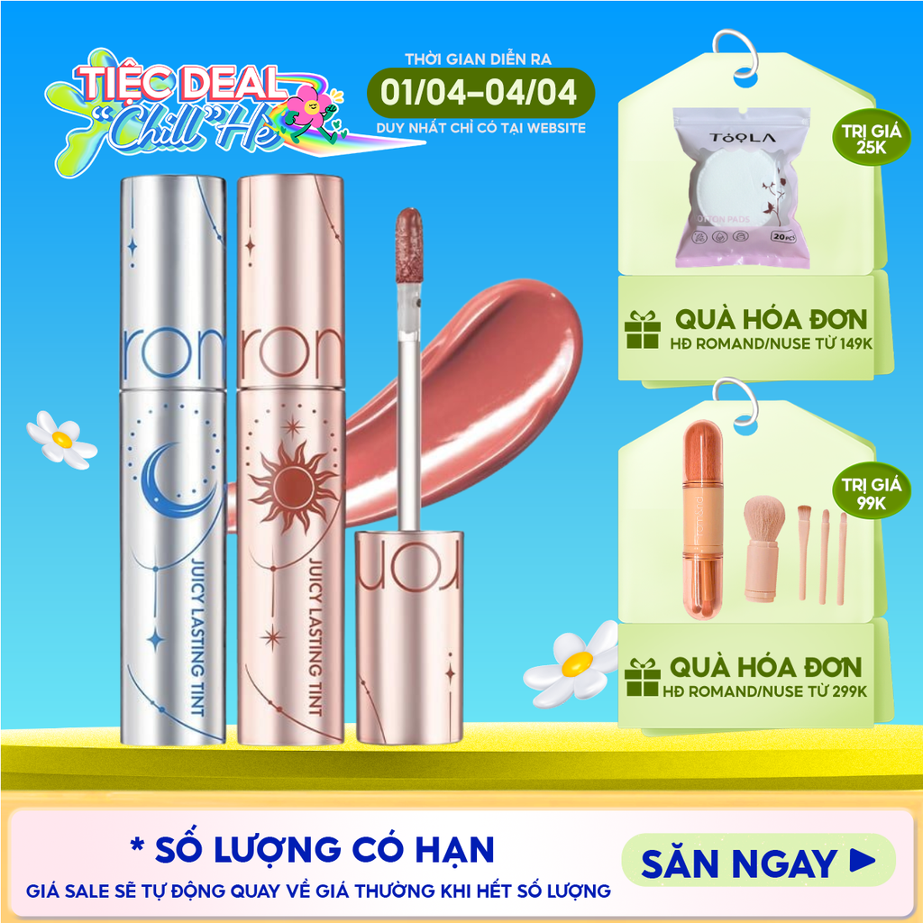 [NEW][Solunar Edition] Son Tint Lì Romand Juicy Lasting Tint Solunar Edition