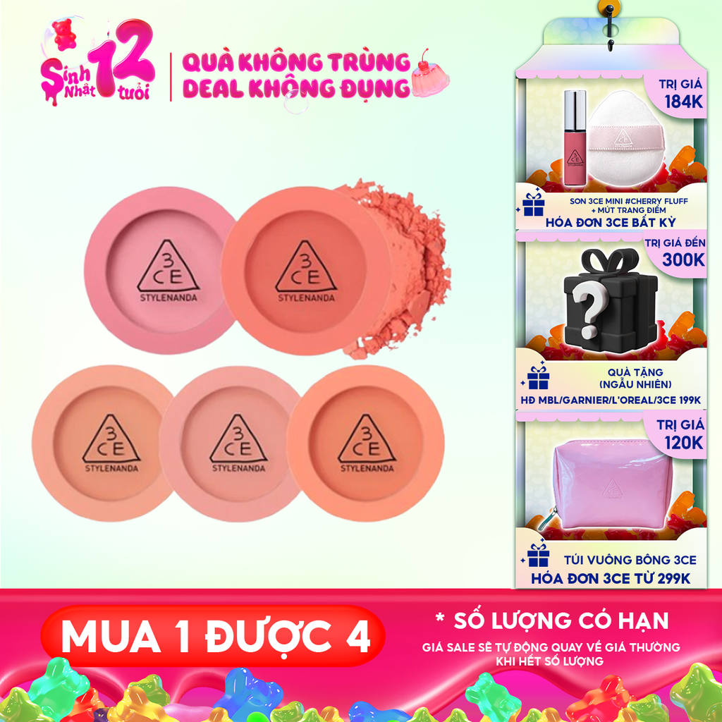 Phấn Má Hồng 3CE Mịn Lì Siêu Xinh Face Blush 5.5g