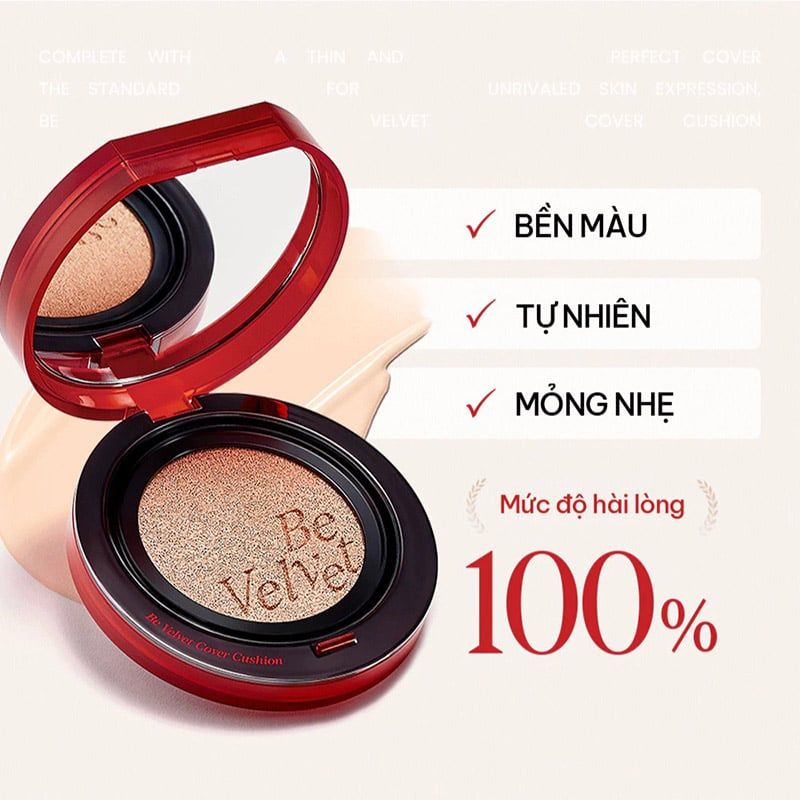 Phấn Nước Espoir Che Phủ Cao Pro Tailor Be Velvet Cover Cushion SPF42 PA++ 13g