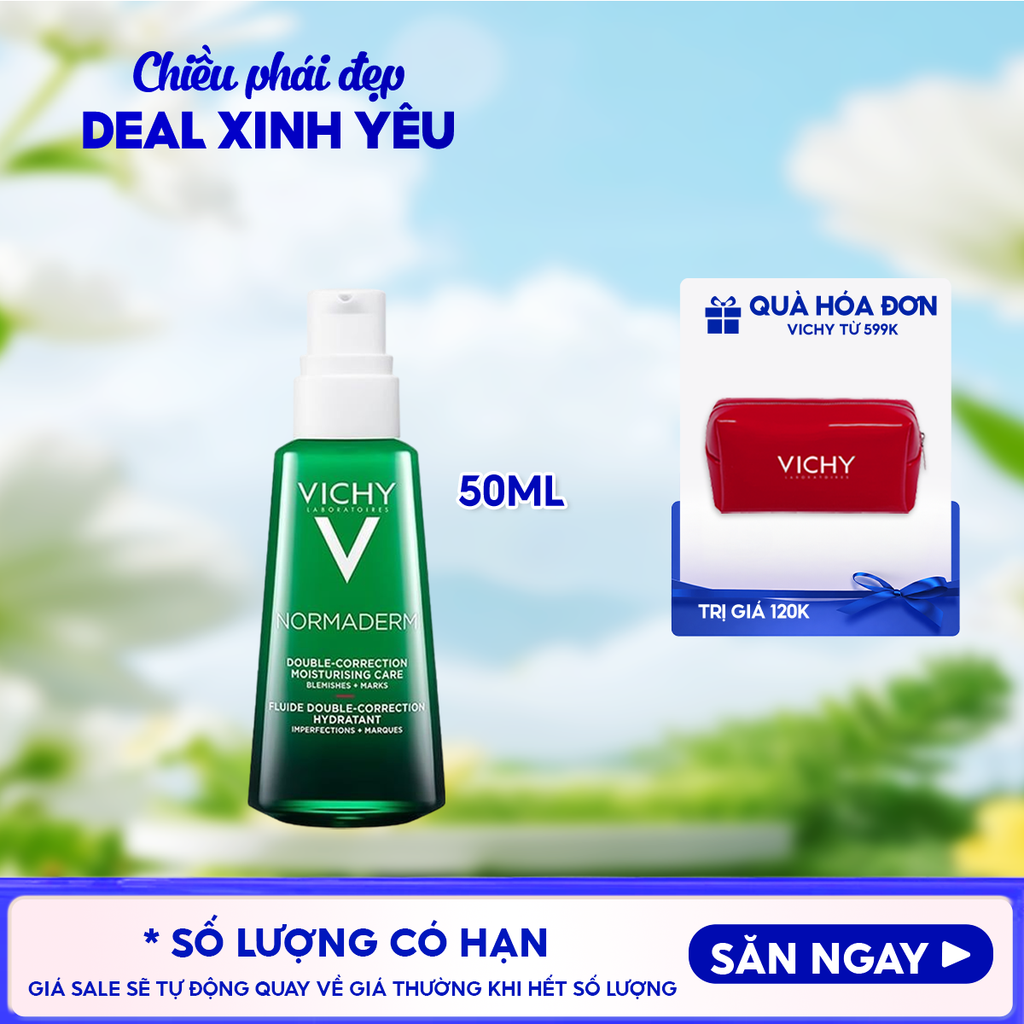 Kem Dưỡng Cải Thiện Mụn Vichy Normaderm Phytosolution Double-Correction Daily Care 50ml