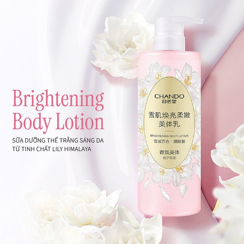 Sữa Dưỡng Thể CHANDO Himalaya Dưỡng Trắng Da Brightening Body Lotion 600g